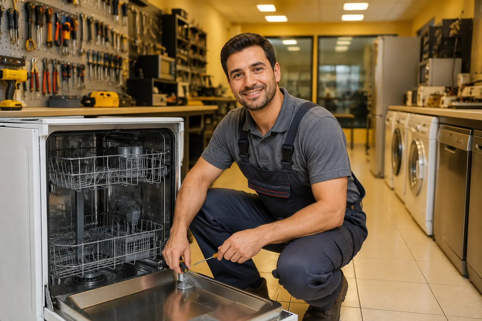 İzmir Grundig bulaşık makinesi tamiri ustası Harun Usta — Kemalpaşa ve Selçuk bulaşık makinesi uzmanı